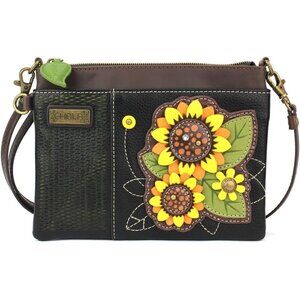 Mini Crossbody Faux Leather Purse with Adjustable Straps, Card Slots Women